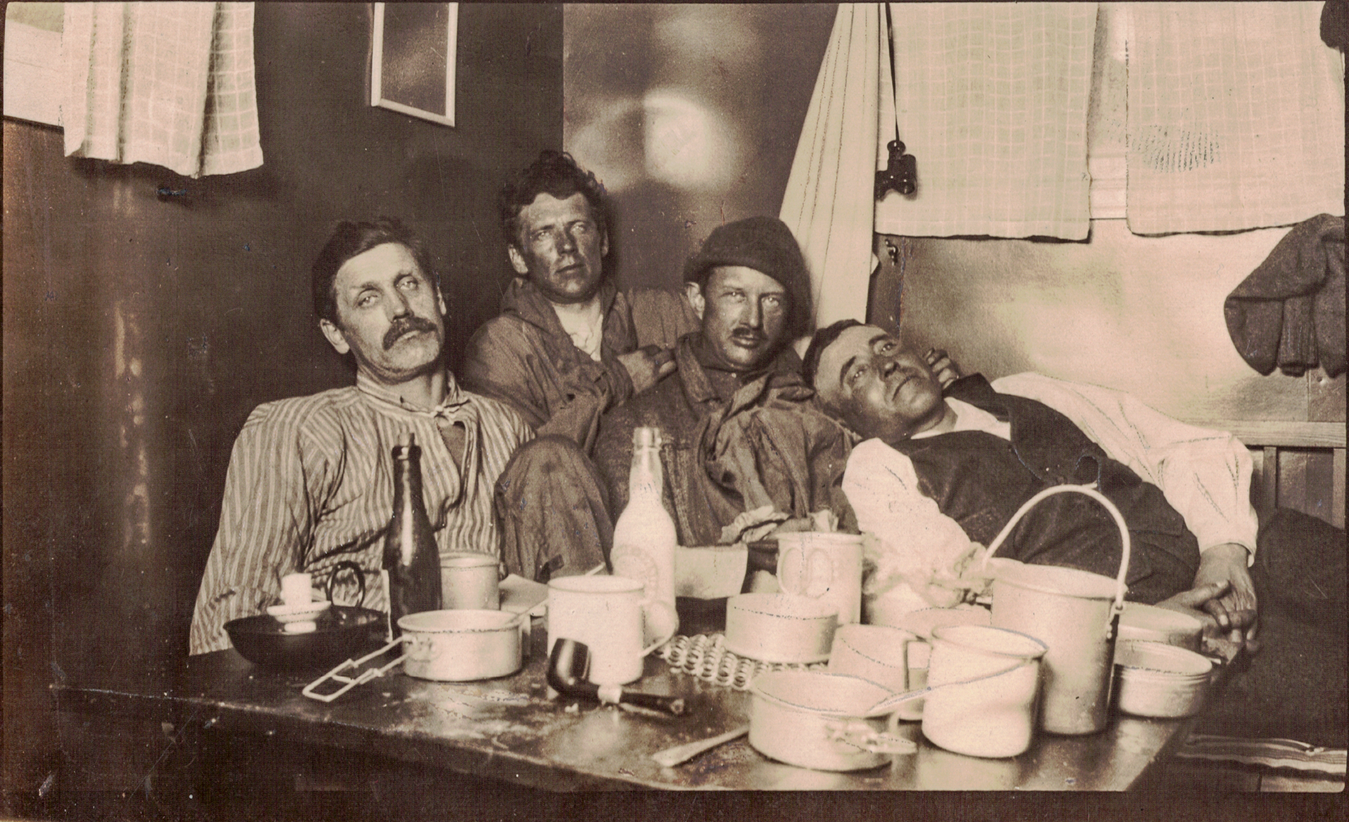 De Lappländska fjällkarlarnas klubb. Foto: H.N. Pallin.